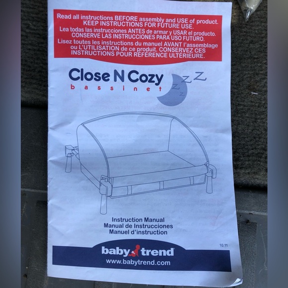 Baby Trend Close & Cozy Bassinet Cover Replacement for Packnplay - Picture 6 of 6